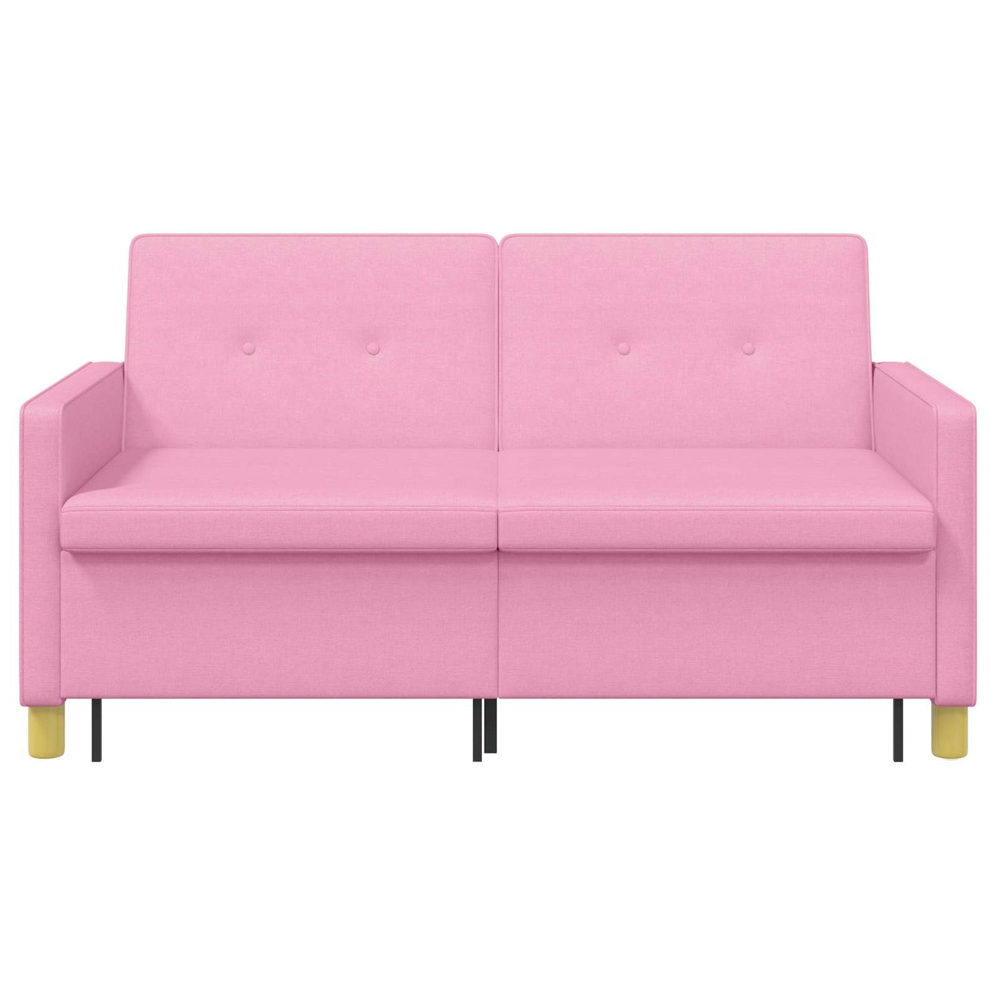 Uittrekbare Slaapbank Roze Stof
