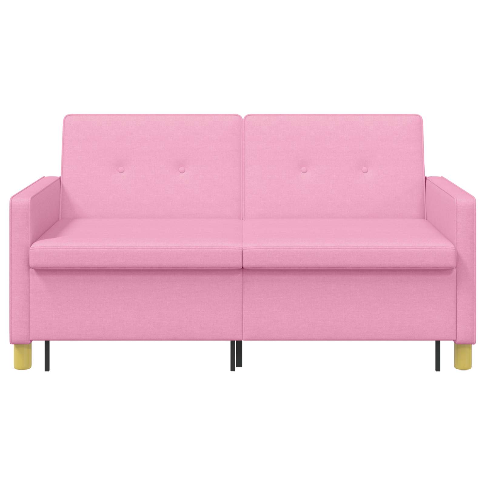 Uittrekbare Slaapbank Roze Stof