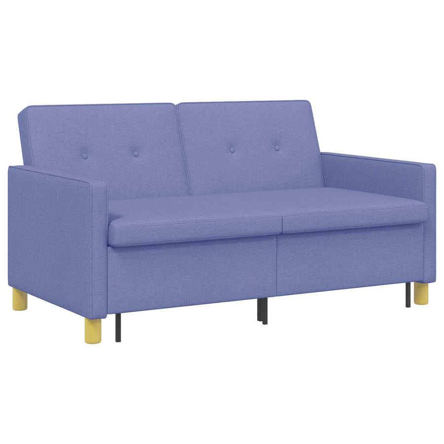 Uittrekbare Slaapbank Jeans Blauw Stof