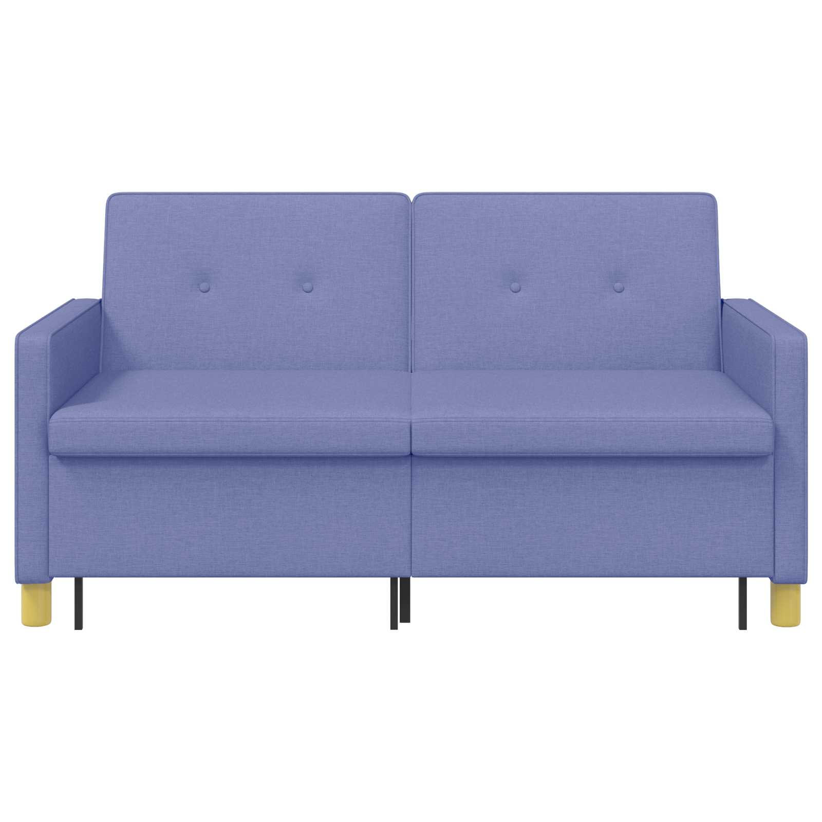 Uittrekbare Slaapbank Jeans Blauw Stof