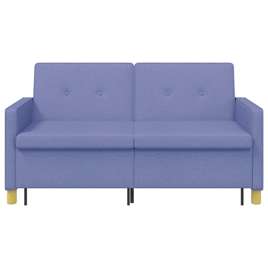 Uittrekbare Slaapbank Jeans Blauw Stof