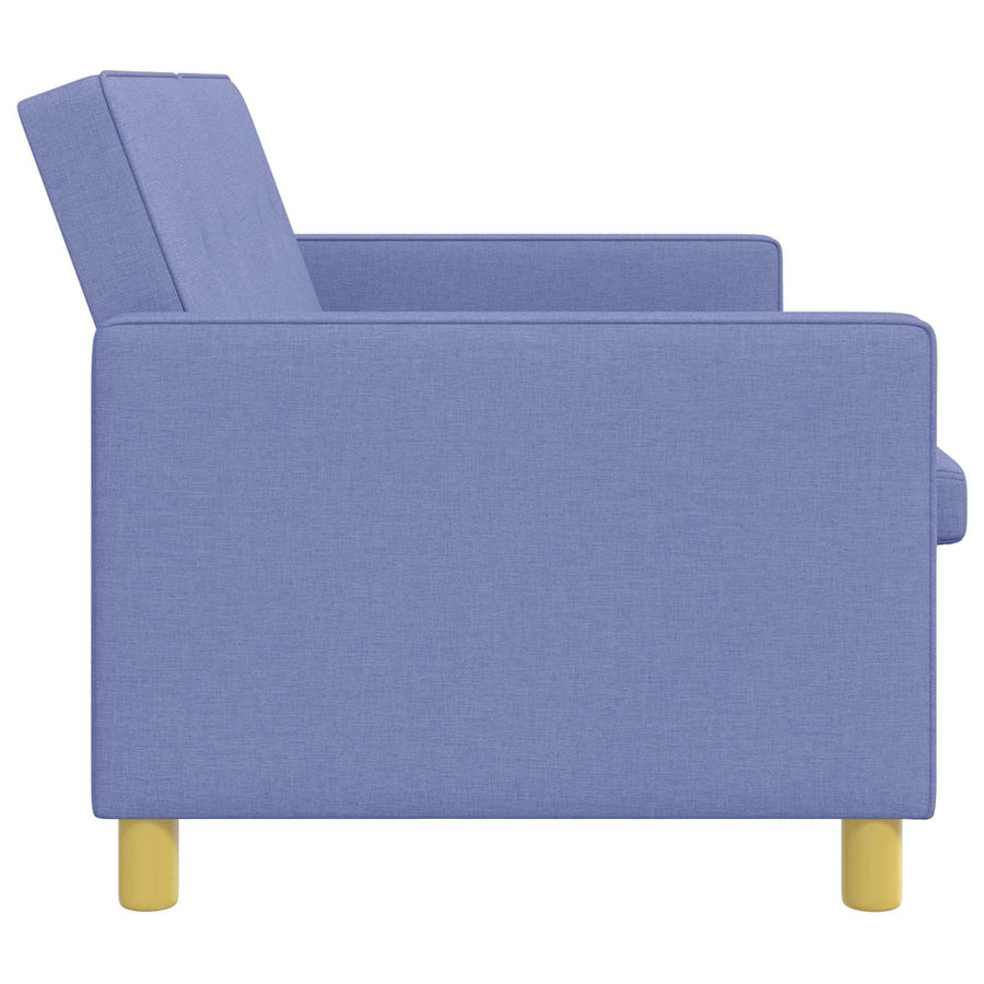 Uittrekbare Slaapbank Jeans Blauw Stof