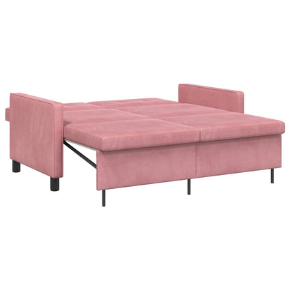 Slaapbank Roze Stof