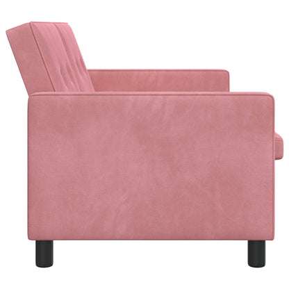Slaapbank Roze Stof