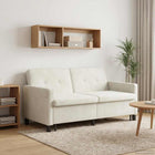 Slaapbank crèmekleurig stof 154x94.5x80.5 cm