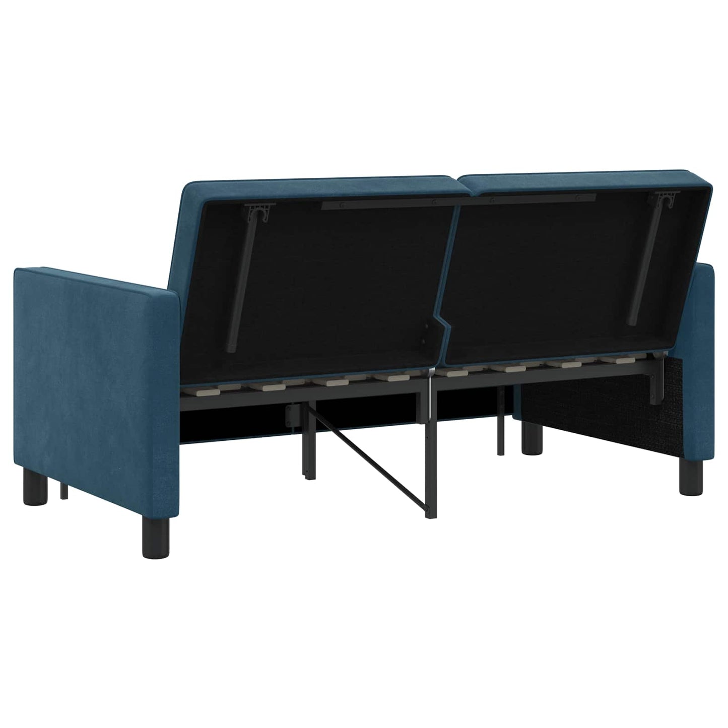 Slaapbank Blauw Stof