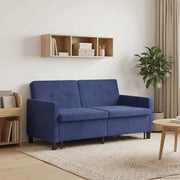Slaapbank 154x94x80 cm politieblauw stof