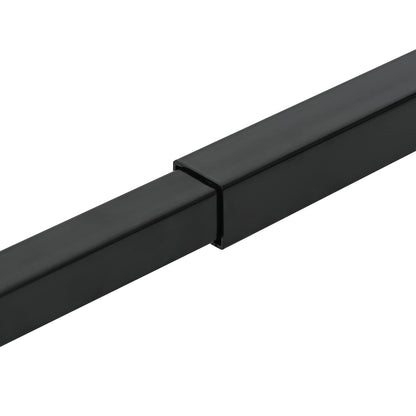 Verstelbare raamveiligheidsbalk Zwart 710 -1200 mm Staal