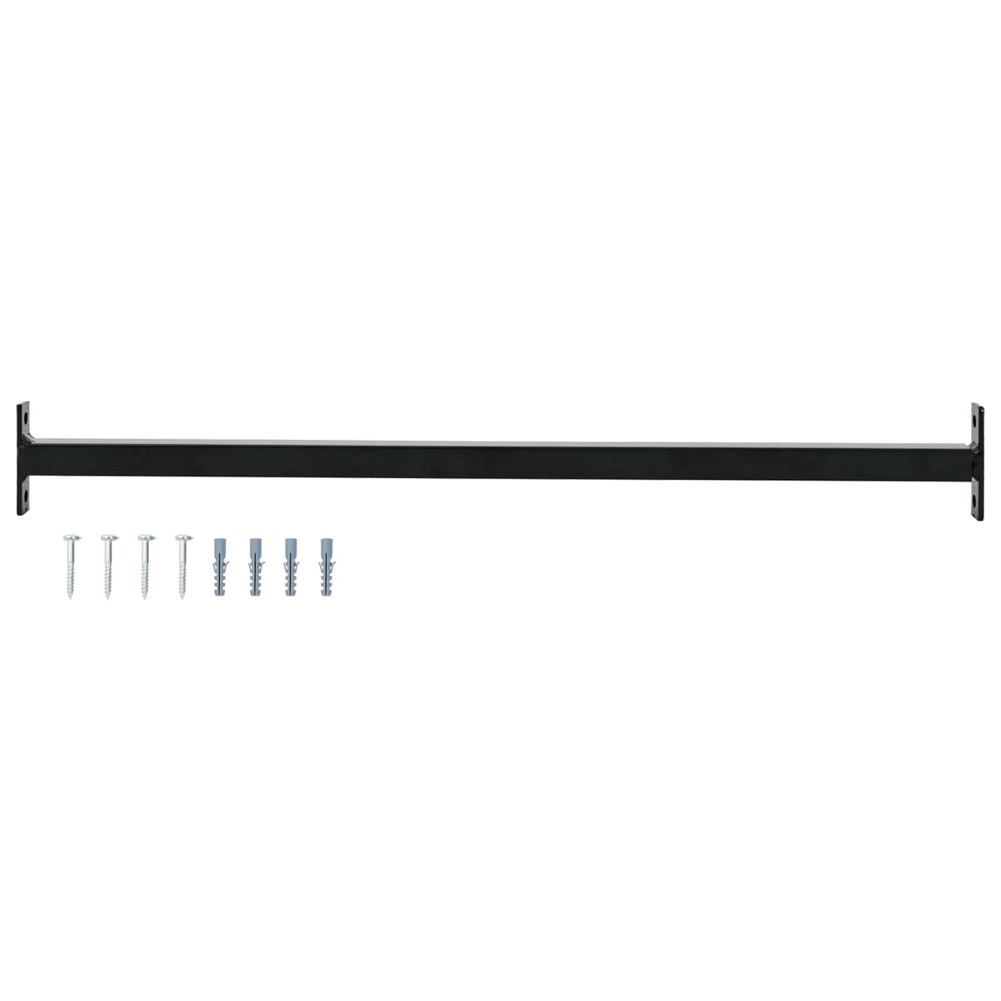 Verstelbare raamveiligheidsbalk Zwart 710 -1200 mm Staal