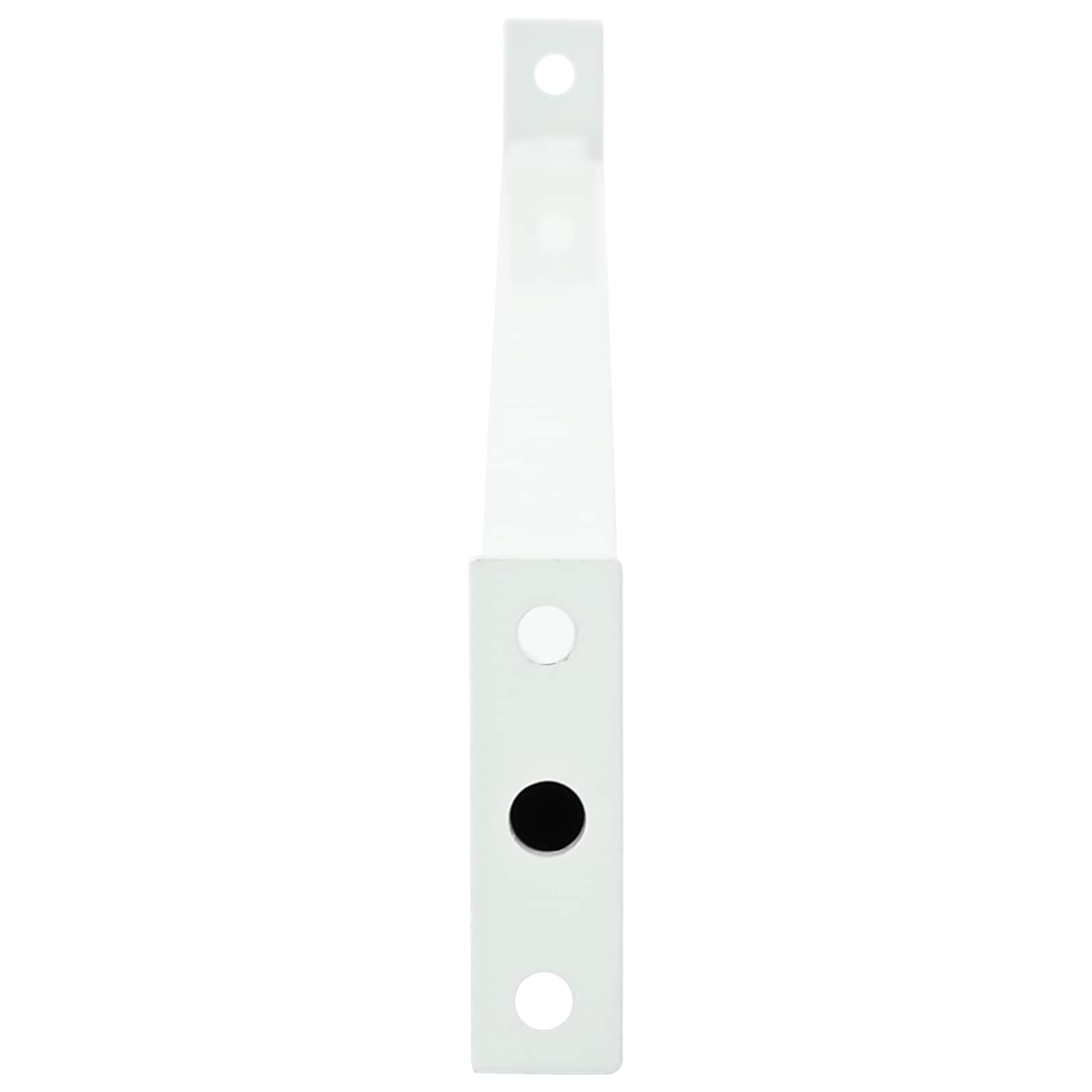 Verstelbare raamveiligheidsbalk 3 pcs Wit Staal