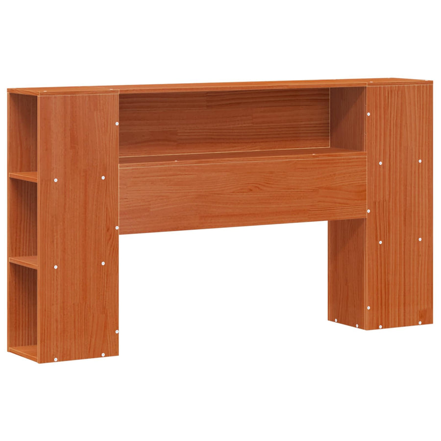 Bedframe met opberghoofdeksel met opslag Wasbruin 140 x 190 cm