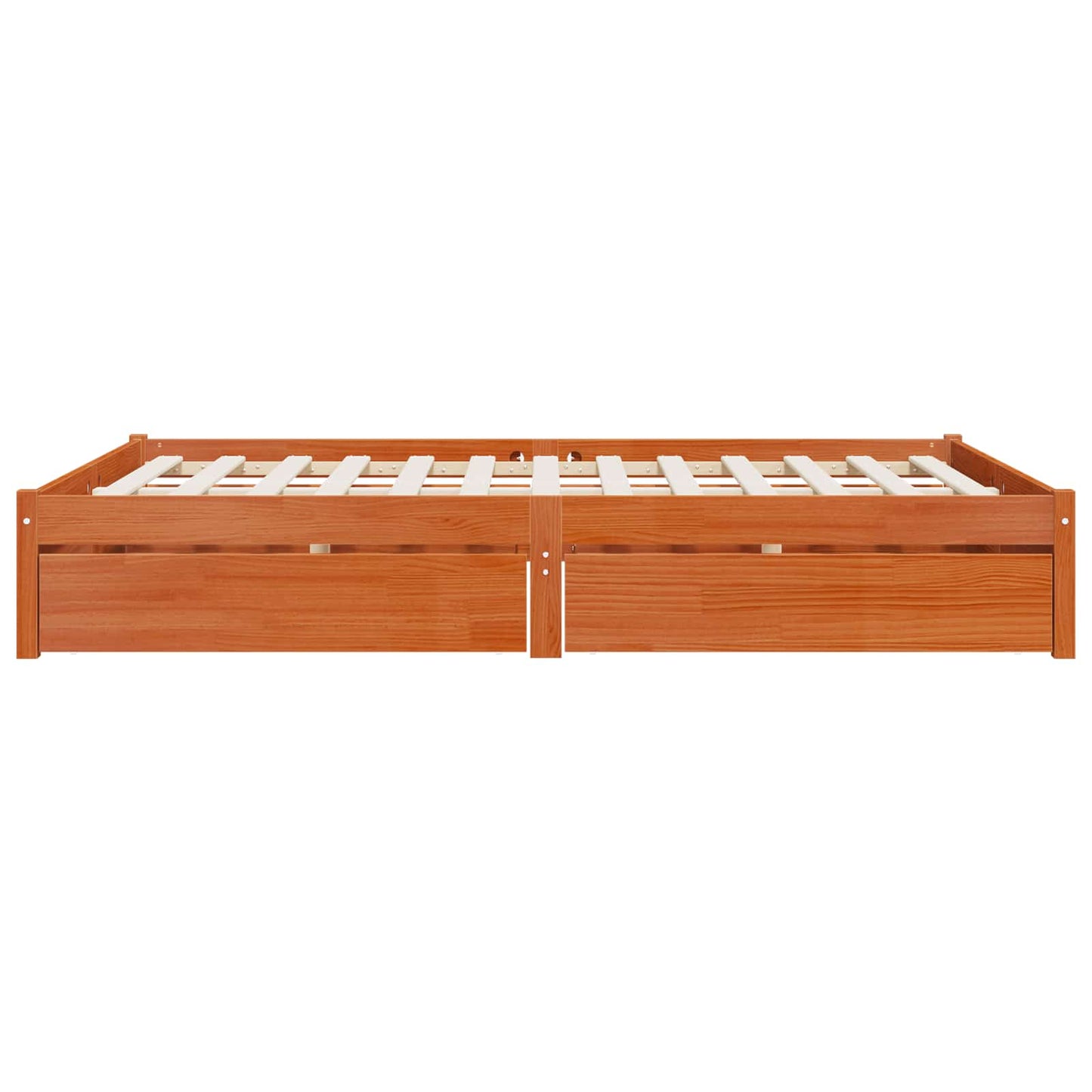 Bedframe met lade met opslag Massief Vurenhout
