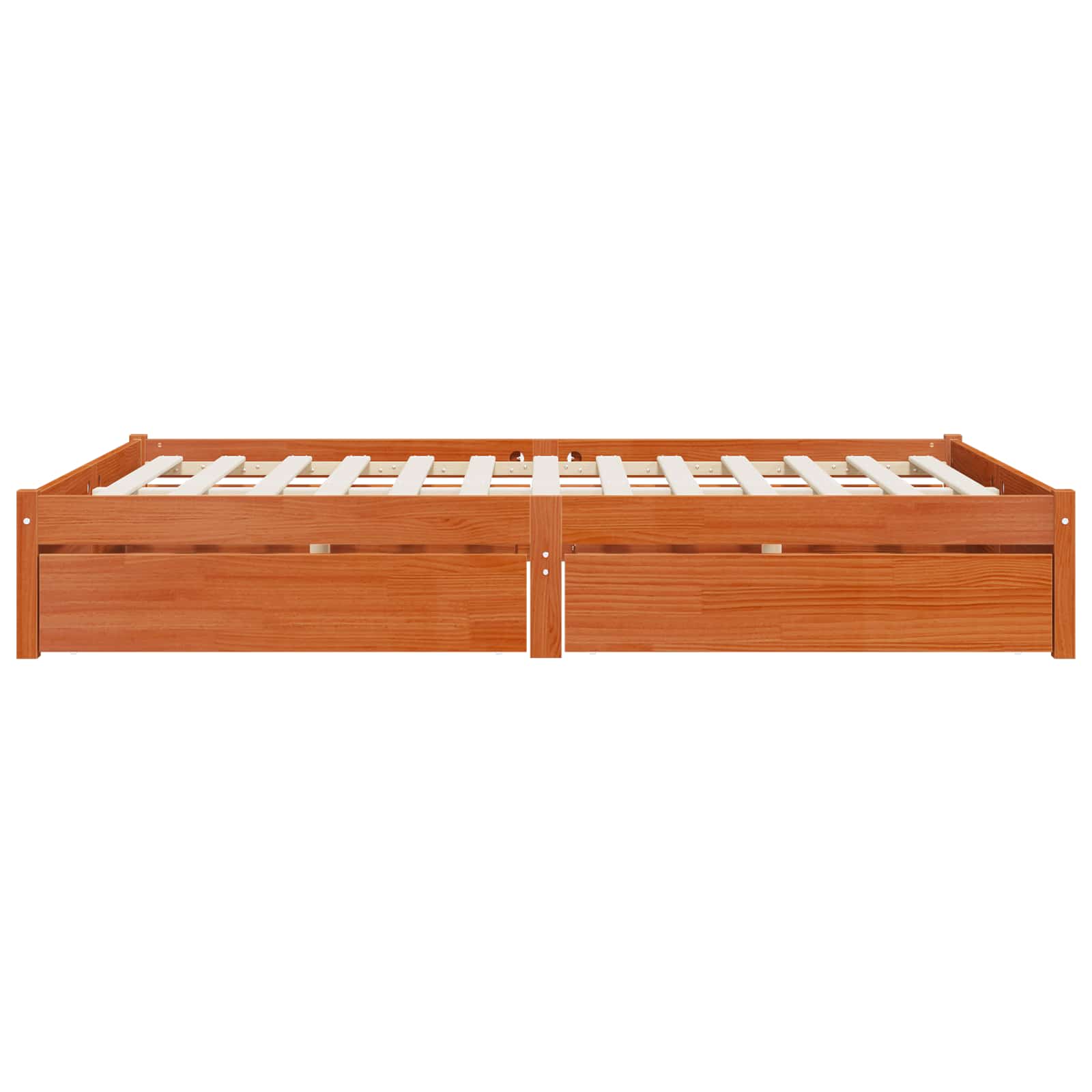 Bedframe met lade met opslag Massief Vurenhout
