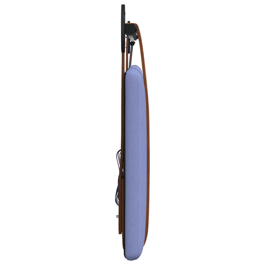 Hangend hoofdbord Met LED-verlichting Jeans Blauw Antiek PU