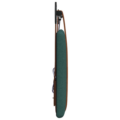Hangend hoofdbord Met LED-verlichting Donkergroen Antiek PU