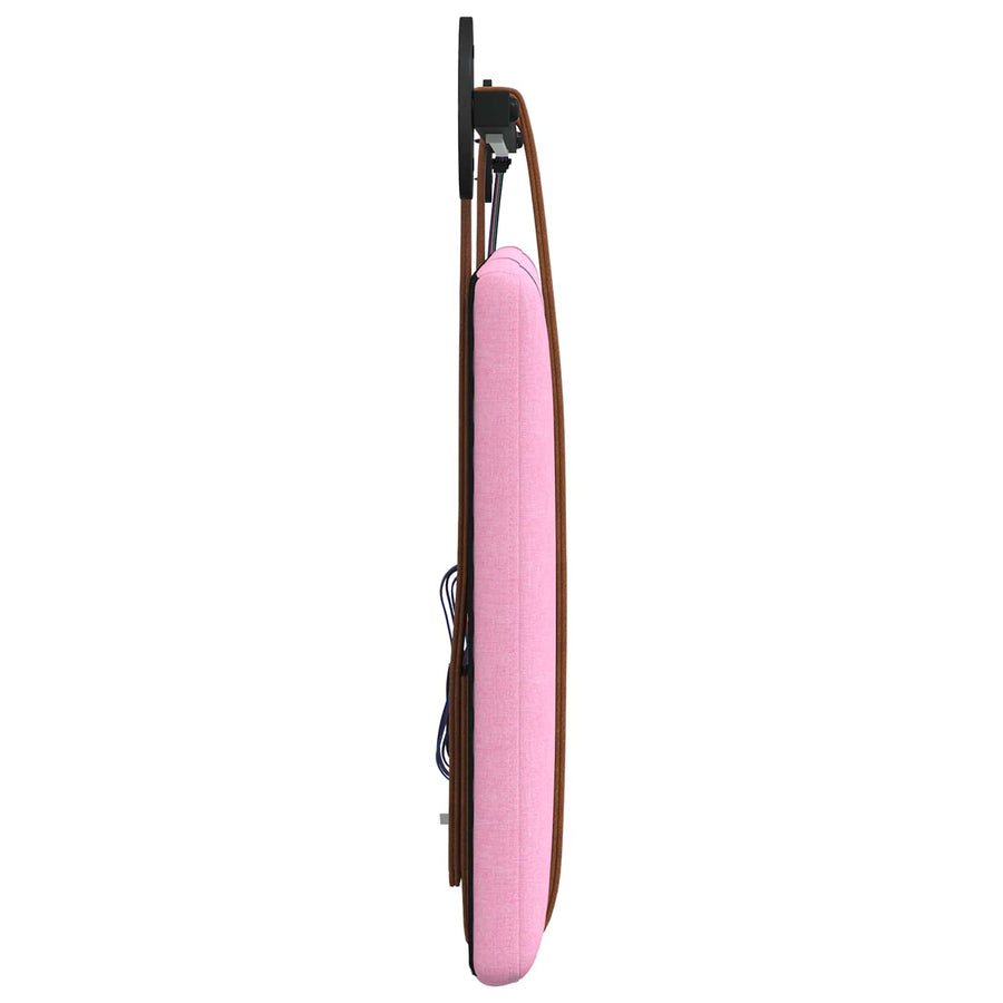 Hangend hoofdbord Met LED-verlichting Roze Antiek PU