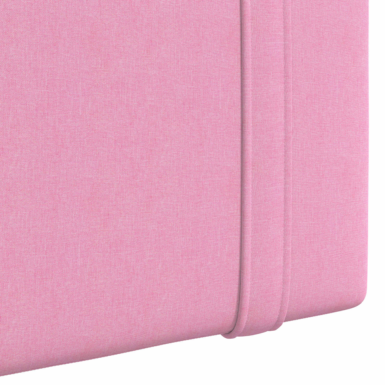Hangend hoofdbord Met LED-verlichting Roze Stof