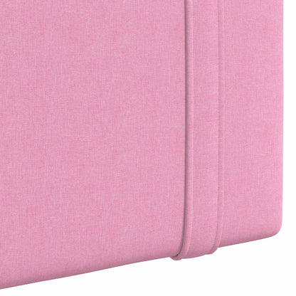 Hangend hoofdbord Met LED-verlichting Roze Stof