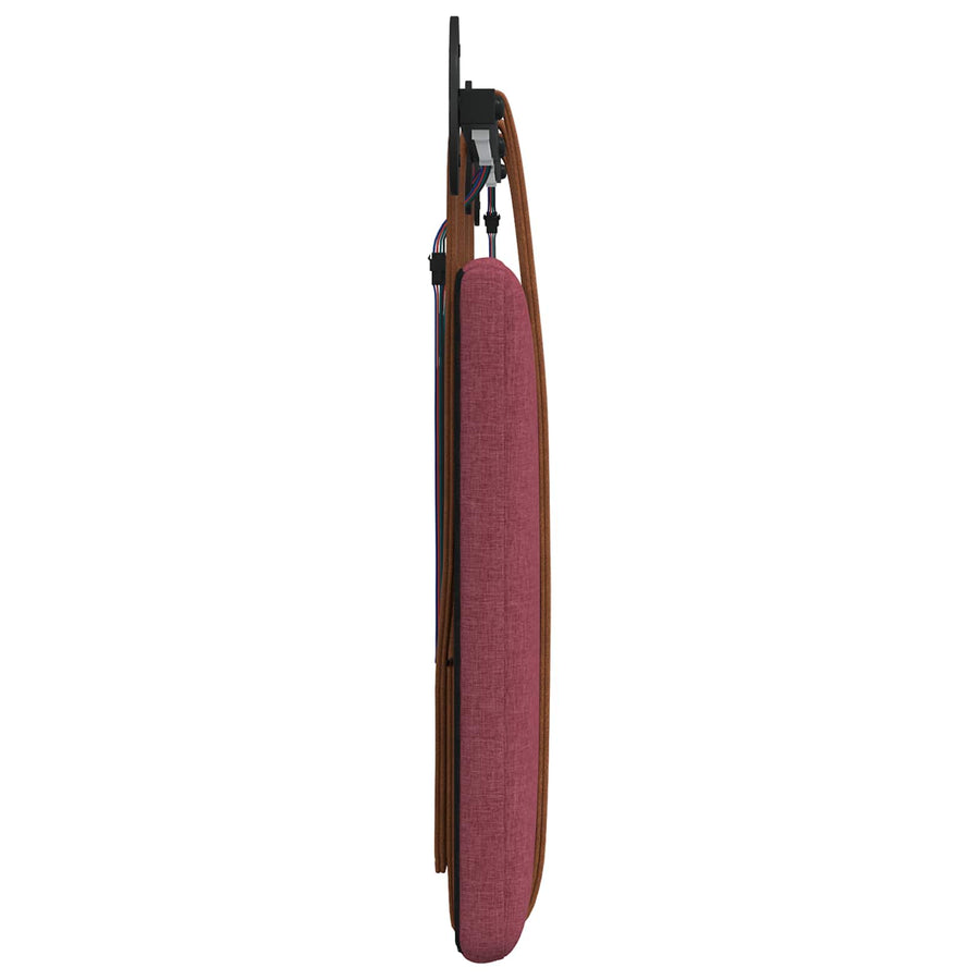 Hangend hoofdbord Met LED-verlichting Wijnrood Antiek PU