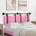 Hangend hoofdbord Met LED-verlichting Roze Antiek PU