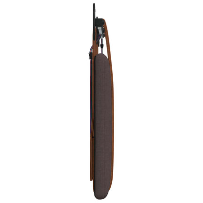 Hangend hoofdbord Met LED-verlichting Donkerbruin Antiek PU