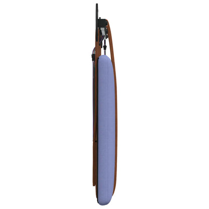 Hangend hoofdbord Met LED-verlichting Jeans Blauw Antiek PU