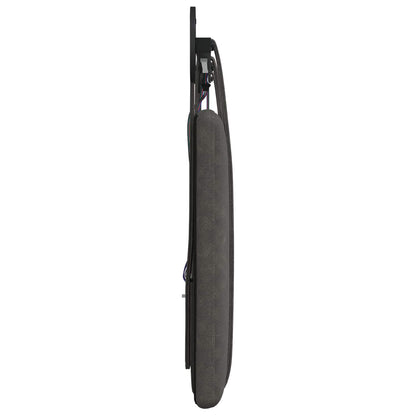 Hangend hoofdbord Met LED-verlichting Zwart Antiek PU