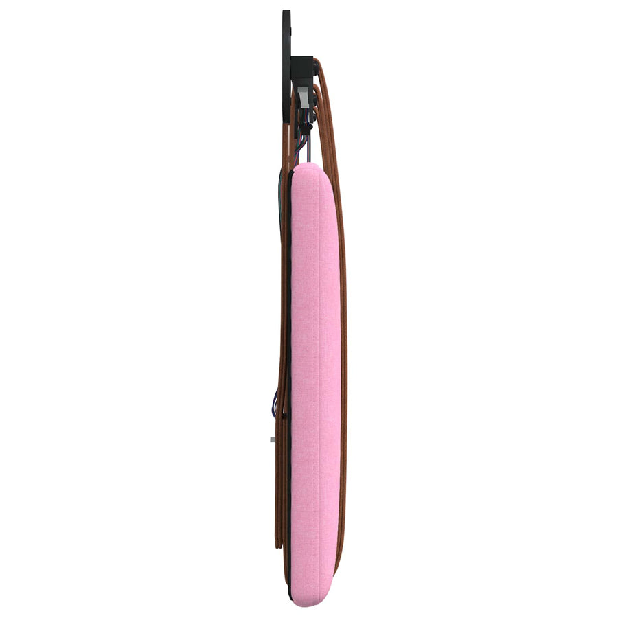 Hangend hoofdbord Met LED-verlichting Roze Antiek PU