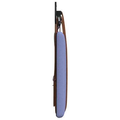 Hangend hoofdbord Met LED-verlichting Jeans Blauw Antiek PU