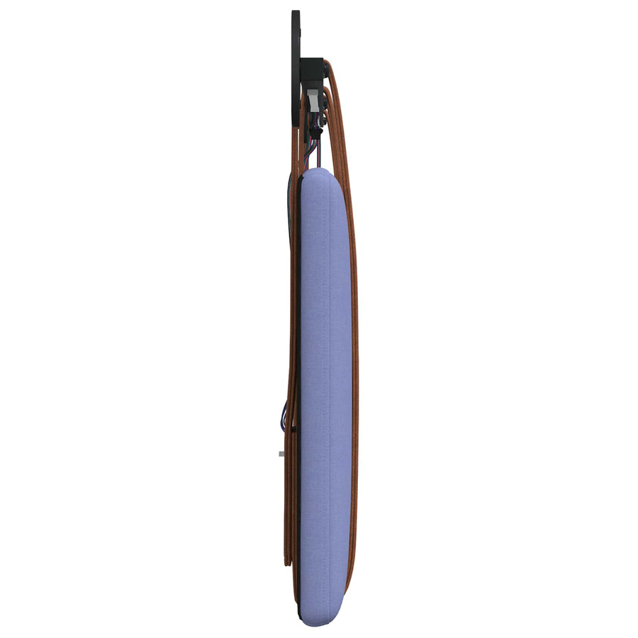 Hangend hoofdbord Met LED-verlichting Jeans Blauw Antiek PU