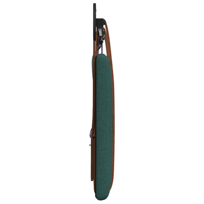 Hangend hoofdbord Met LED-verlichting Donkergroen Antiek PU