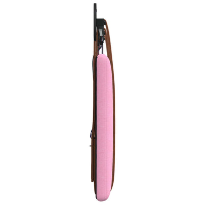 Hangend hoofdbord Met LED-verlichting Roze Antiek PU