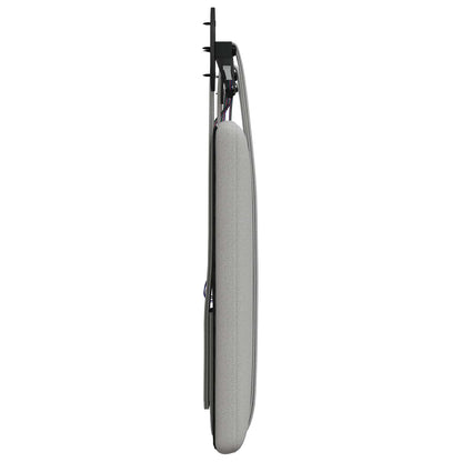 Hangend hoofdbord Met LED-verlichting Wolkengrijs Stof
