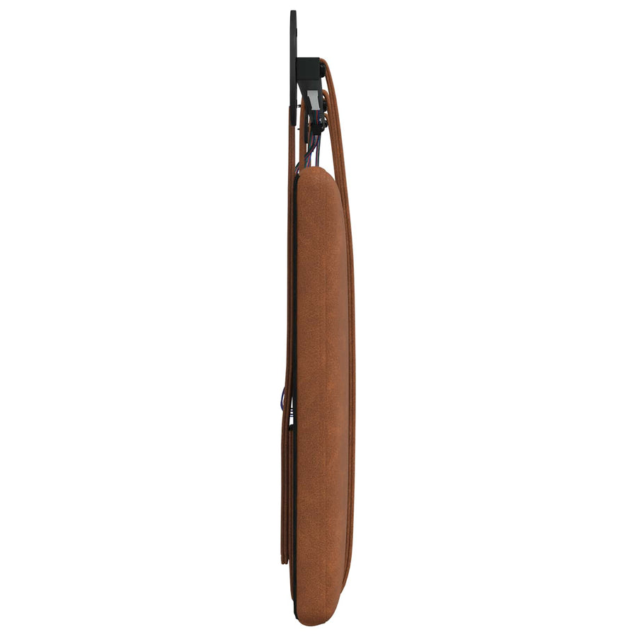 Hangend hoofdbord Met LED-verlichting Bruin Antiek PU