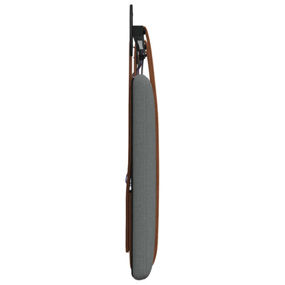 Hangend hoofdbord Met LED-verlichting Donkergrijs Antiek PU