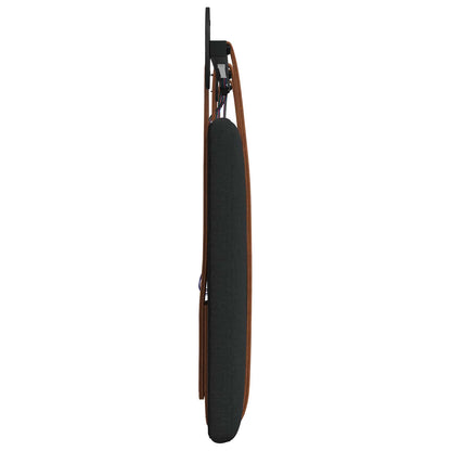 Hangend hoofdbord Met LED-verlichting Zwart Antiek PU