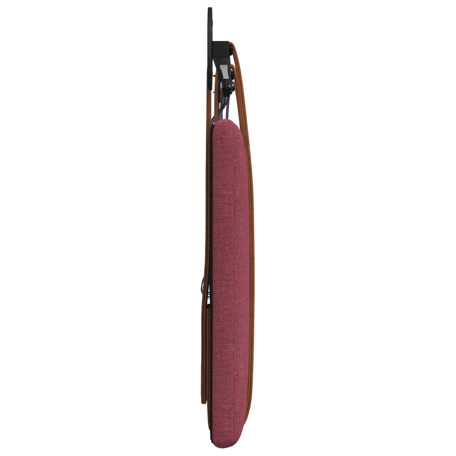 Hangend hoofdbord Met LED-verlichting Wijnrood Antiek PU