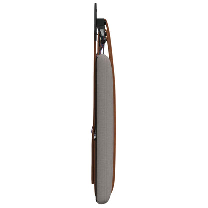 Hangend hoofdbord Met LED-verlichting Taupe Antiek PU