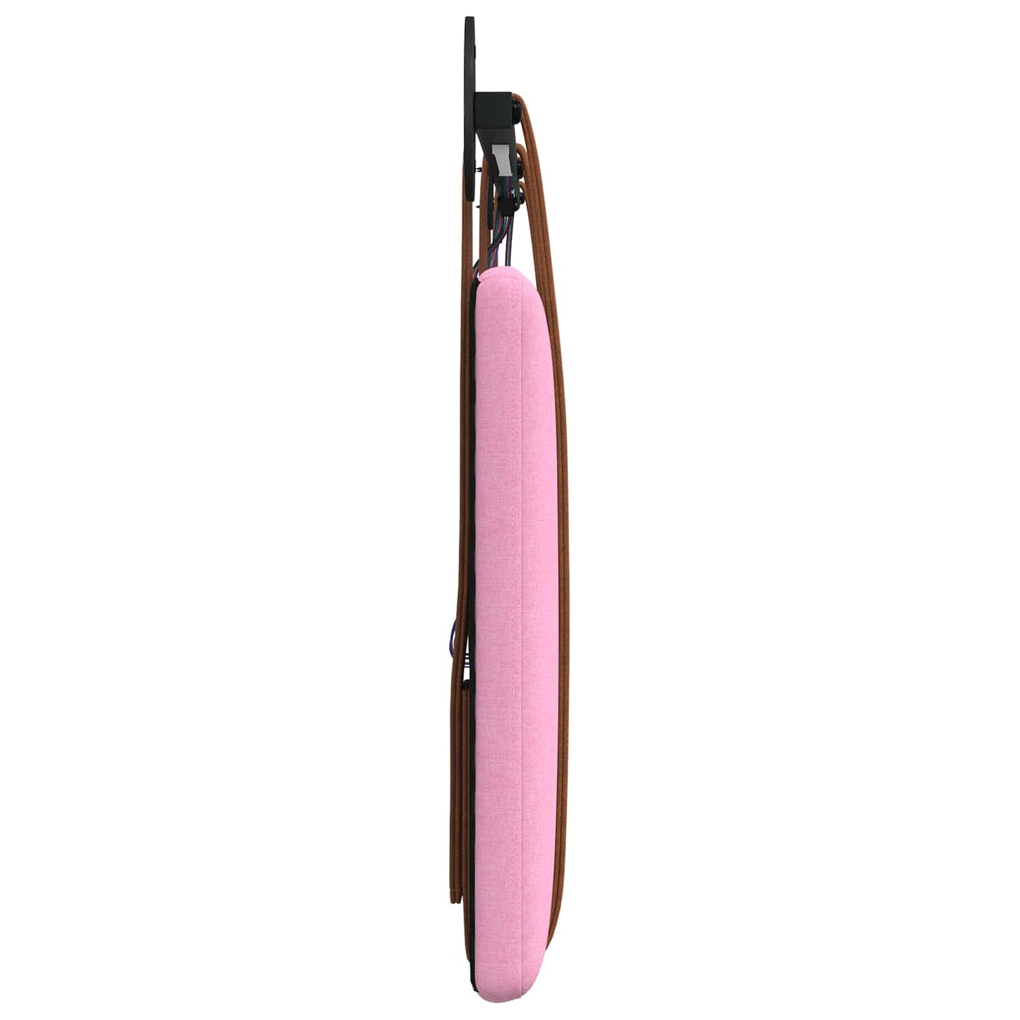 Hangend hoofdbord Met LED-verlichting Roze Antiek PU