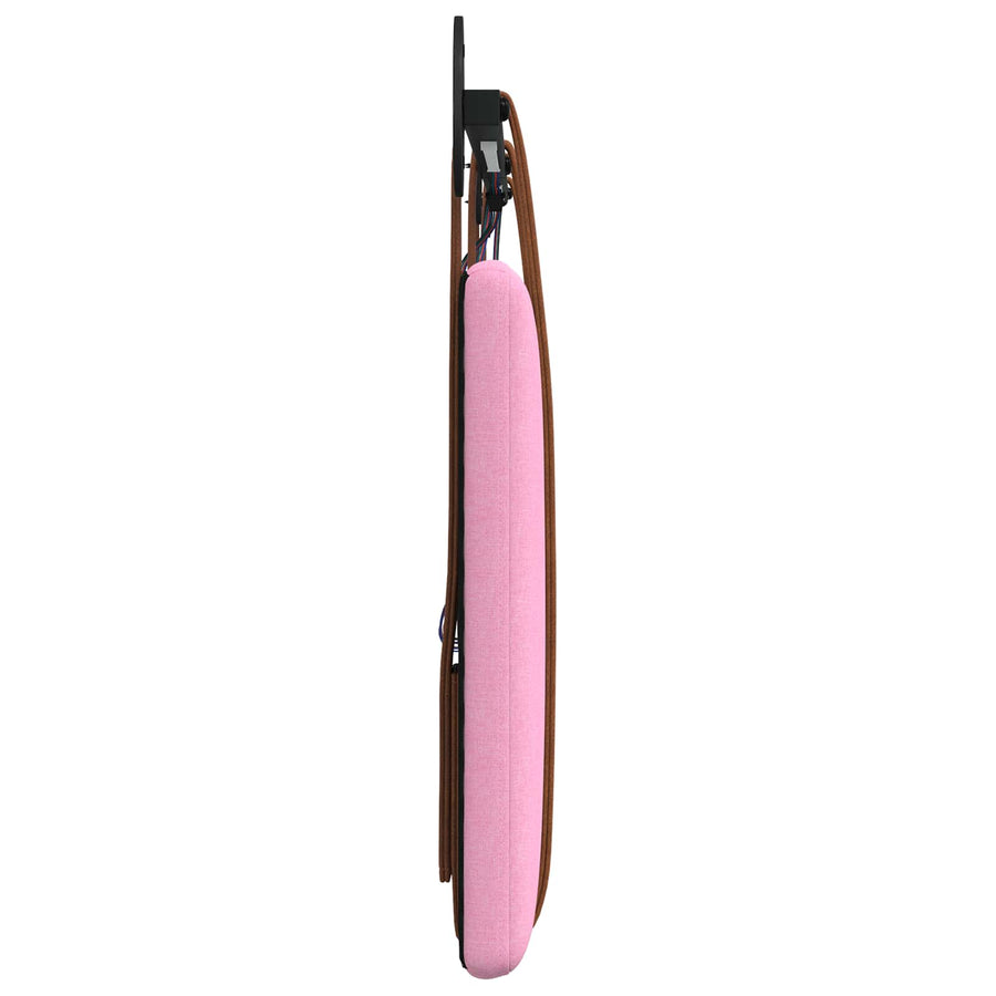 Hangend hoofdbord Met LED-verlichting Roze Antiek PU