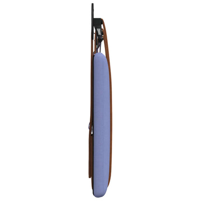 Hangend hoofdbord Met LED-verlichting Jeans Blauw Antiek PU