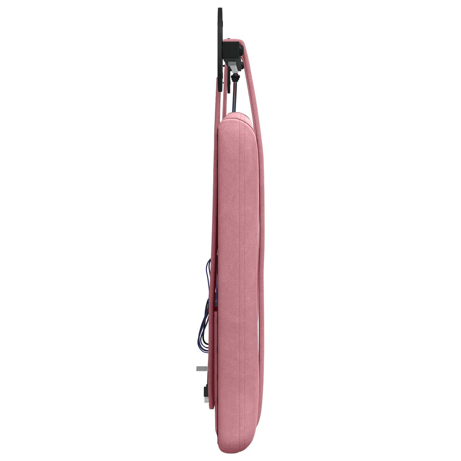 Hangend hoofdbord Met LED-verlichting Roze Fluweel