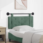 Hoofdbord 110x55x5 cm zeegroen fluweel LED