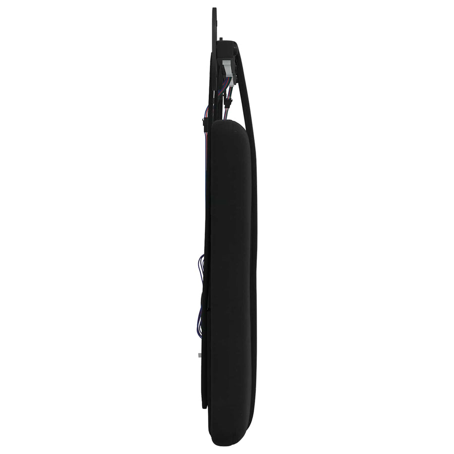 Hangend hoofdbord Met LED-verlichting Zwart Fluweel