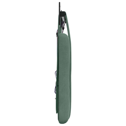 Hangend hoofdbord Met LED-verlichting Zeegroen Fluweel