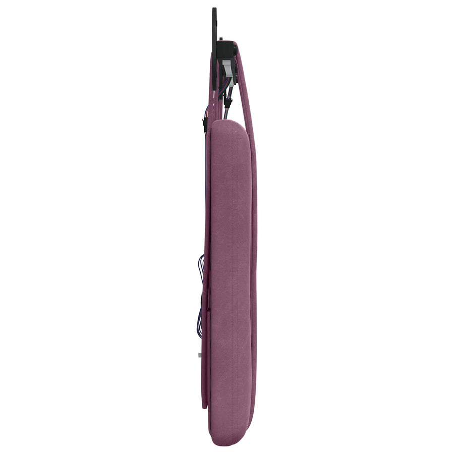 Hangend hoofdbord Met LED-verlichting Paars Fluweel