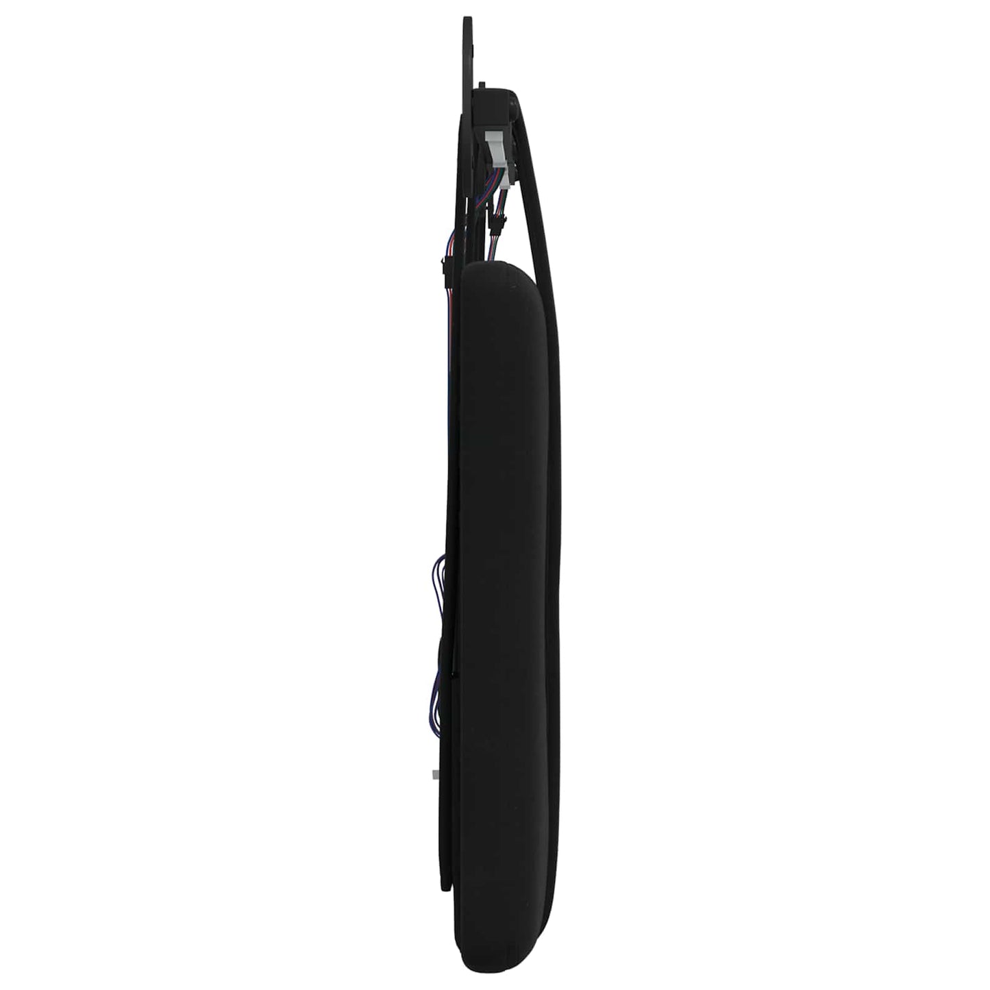 Hangend hoofdbord Met LED-verlichting Zwart Fluweel