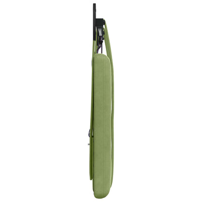 Hangend hoofdbord Met LED-verlichting Lichtgroen Fluweel