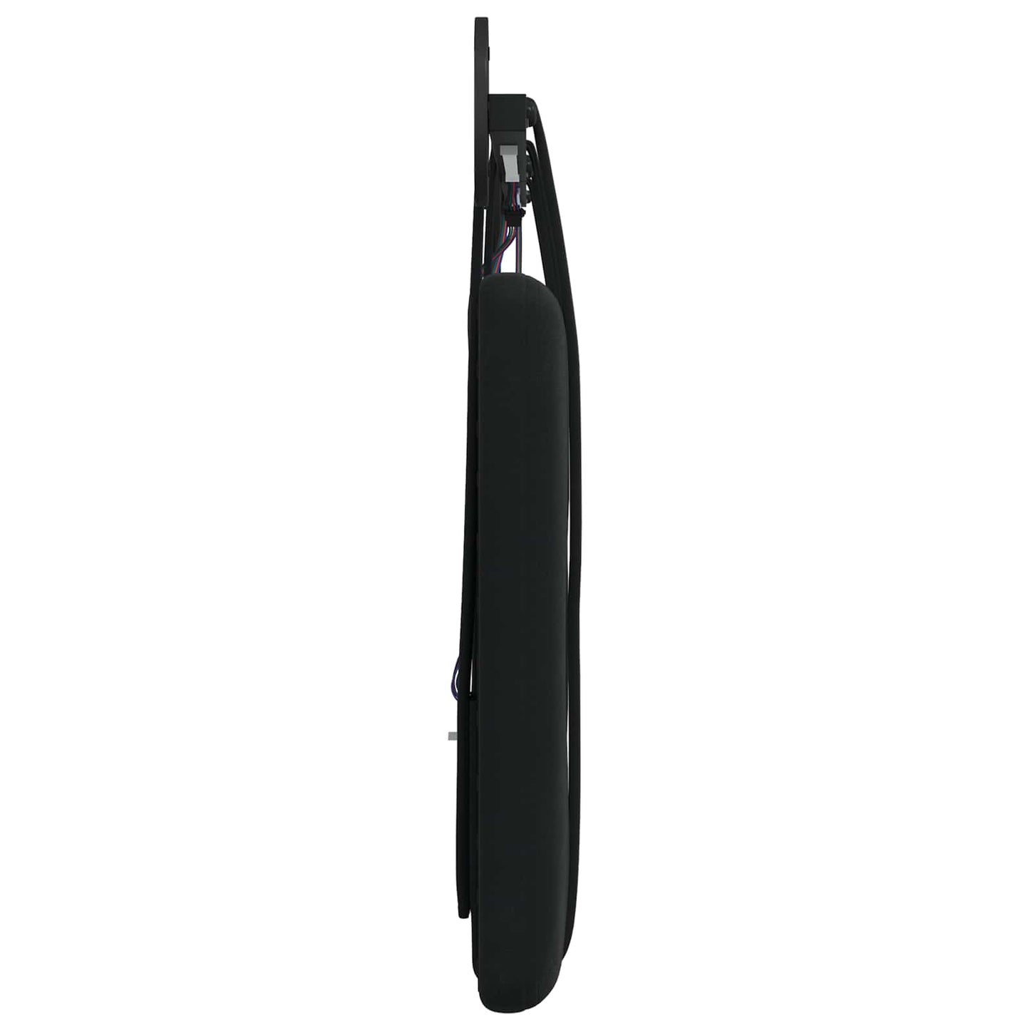 Hangend hoofdbord Met LED-verlichting Zwart Fluweel