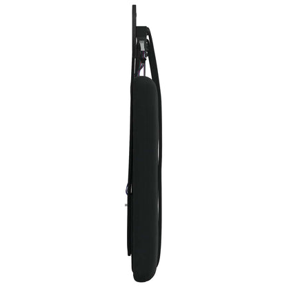 Hangend hoofdbord Met LED-verlichting Zwart Fluweel